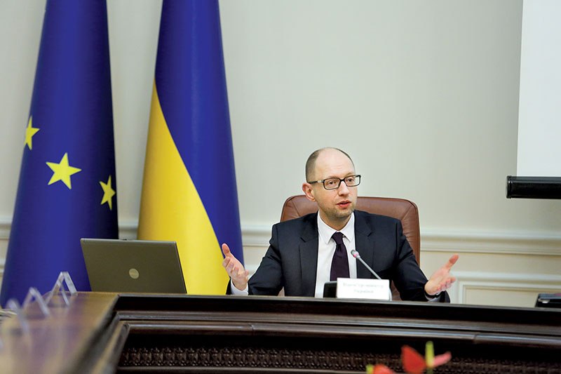 Ukrainian Prime Minister Arseniy Yatsenyuk says corruption allegations against him are politically motivated attempts to overthrow his corruption-fighting government. 