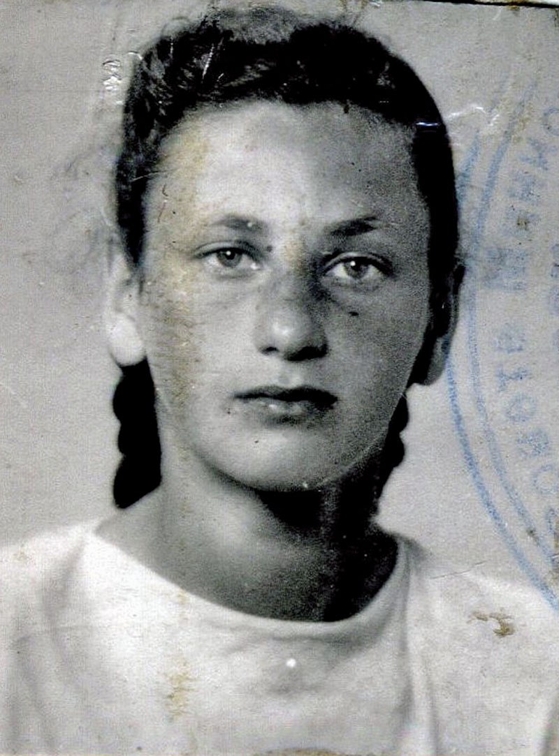 Iryna Raikhenberg, the Jewish girl who the Shukhevych family helped save from the Holocaust. 