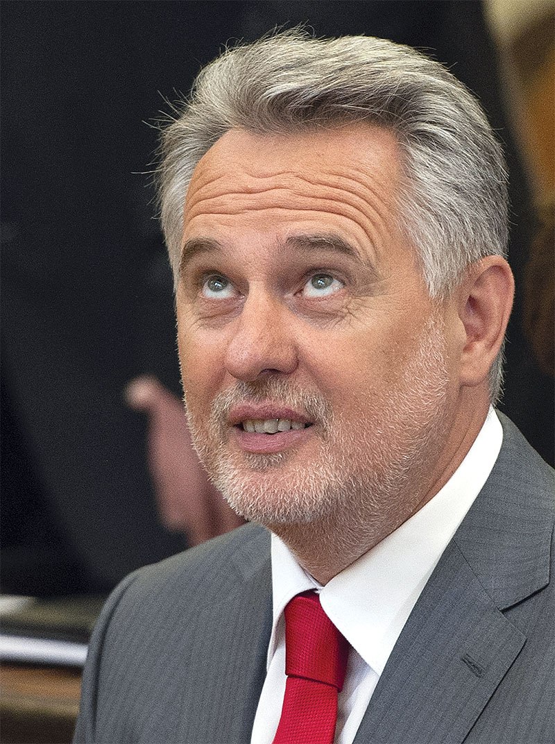 Dmytro Firtash, one of Ukraine’s most influential oligarchs, at his extradition hearing on April 30 in Vienna, Austria. 