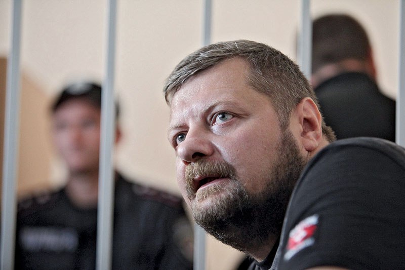 Ihor Mosiychuk, a Verkhovna Rada member, at a hearing at Kyiv’s Pechersk District Court on Sept. 18. 