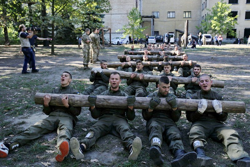 Azov Regiment, training base 