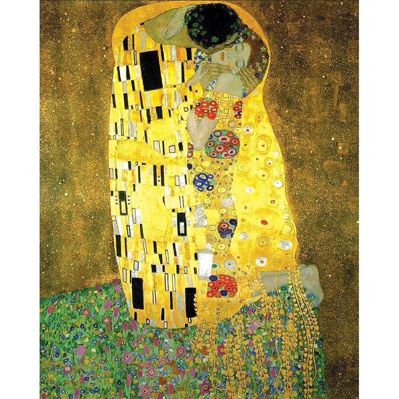 Paint a reproduction of “The Kiss,” the most famous work by Austrian artist Gustav Klimt, with the guidance of an art teacher. No skills required.