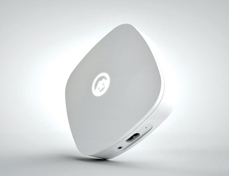 Ukrainian startup Ecoisme has developed household sensors that look like wireless internet routers. 