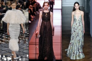 Ukrainian Zhenya Migovych from Kyiv presents Chanel, Giorgio Armani Prive and Valentino designs during the 2017 spring/summer Haute Couture collection between Jan. 22-26. 