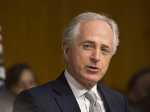 Senator Bob Corker chairs the confirmation hearing of Former ExxonMobil CEO Rex Tillerson to be US Secretary of State on Capitol Hill in Washington DC, Jan. 11. 