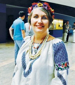 Luda Anastazievsky, a native of Mariupol, Ukraine, moved to America in 1990. She is on the board of directors of the Ukrainian American Community Center in Minneapolis, Minnesota. 