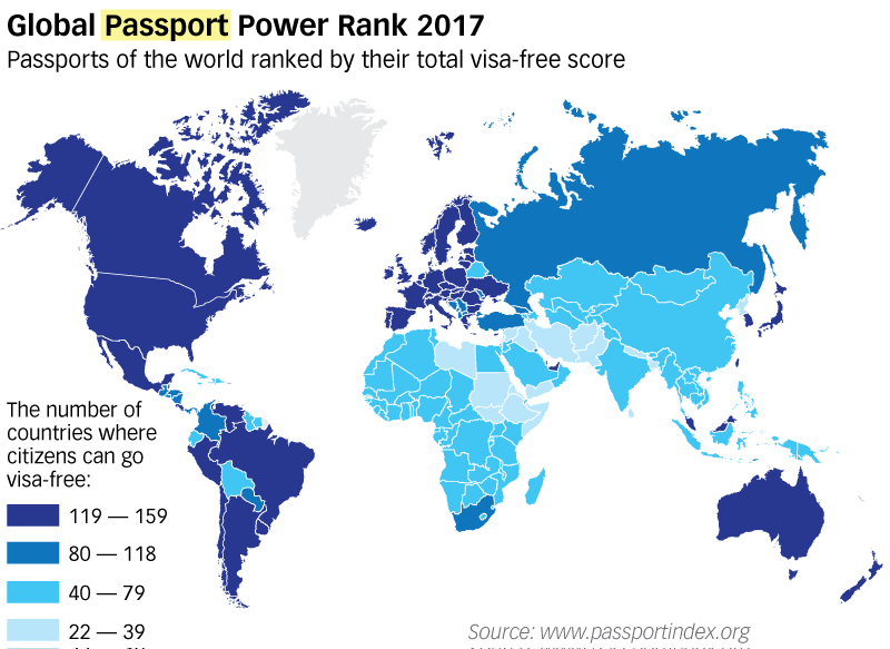 The Ukrainian passport became much more powerful when visa-free travel with most nations in the European Union took went into effect on June 11. Ukrainians can now travel to 119 nations of the world visa-free or by receiving visa upon arrival, putting Ukraine ahead of Russia in the ranks of privileged world travelers.
