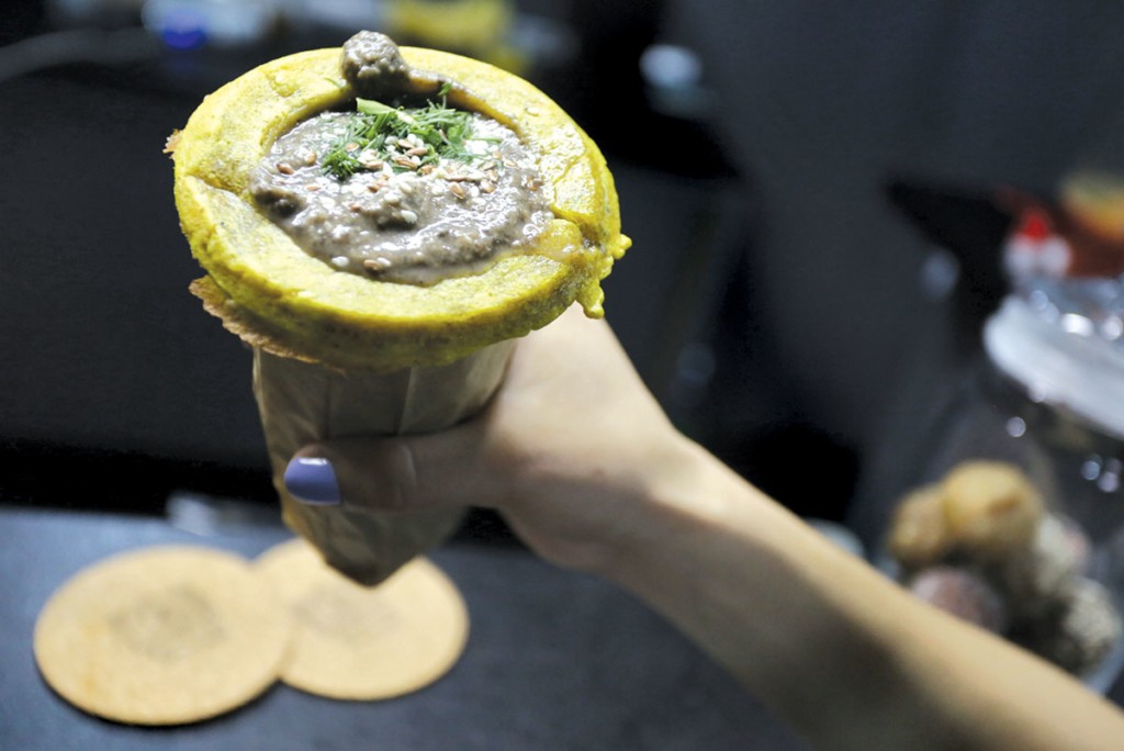 Soupcultura cooks 15 kinds of soup in an edible dough cup. (Oleg Petrasiuk)