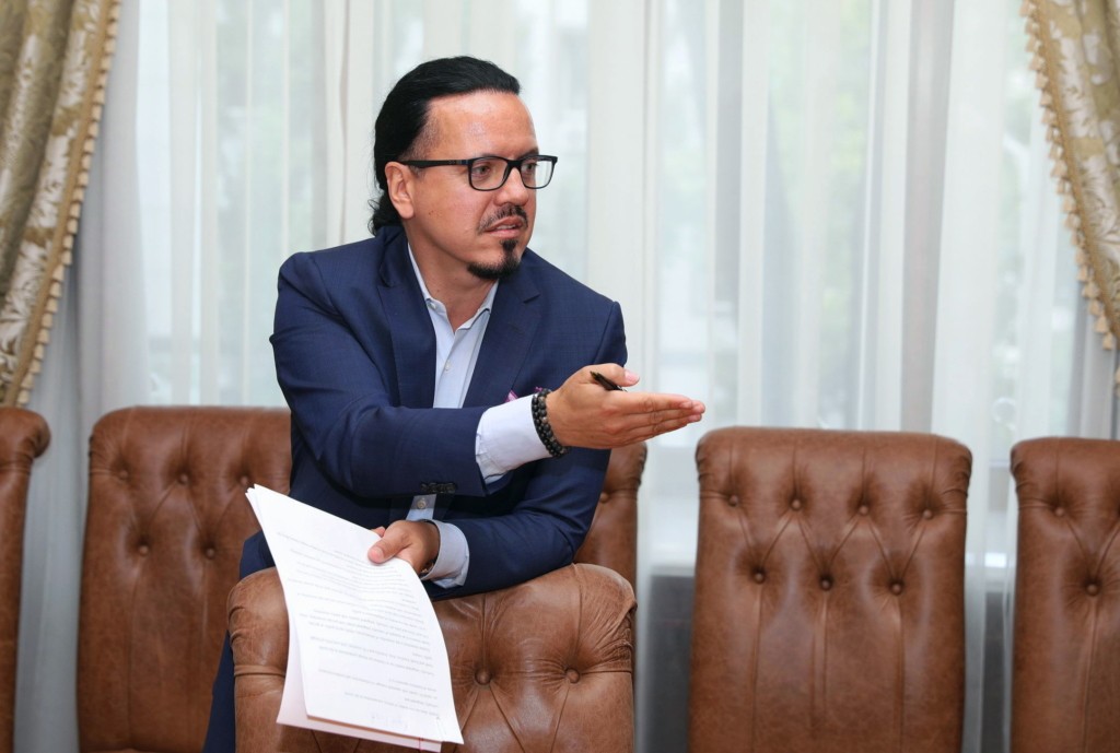 Wojciech Balczun, the CEO of Ukraine’s state rail monopoly Ukrzaliznytsia, talks to the Kyiv Post in his office in the Ukrainian capital. He has hit back at his critics, saying he wants to stay in the job to see through changes he has put in motion.