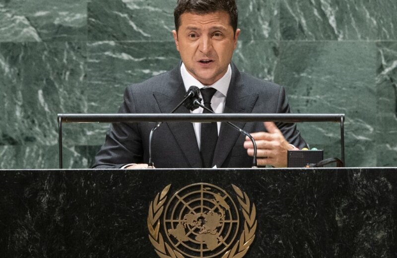 Peter Dickinson: Zelensky slams UN inaction over Putin's Ukraine war - Sep.  24, 2021 | KyivPost